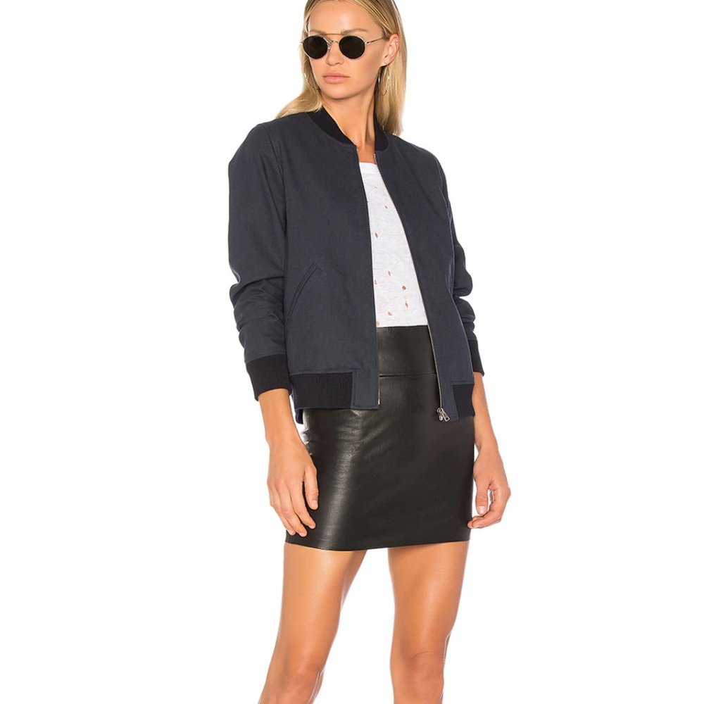 Leather Stretch Mini Skirt by SPRWMN 🖤